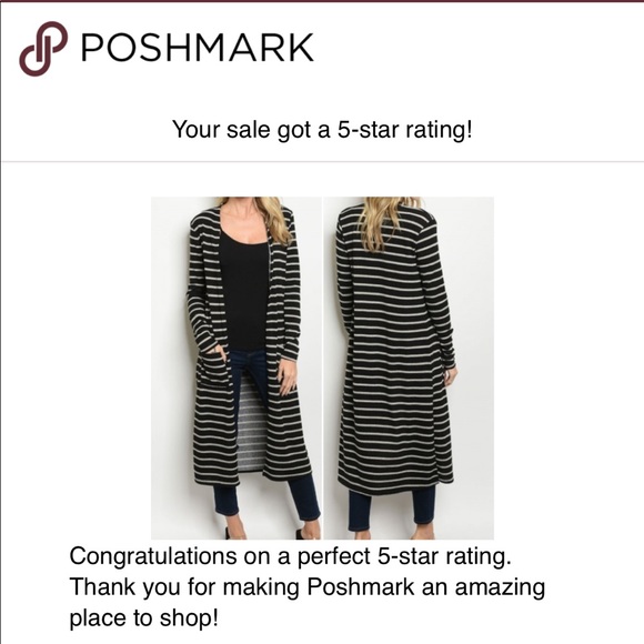 LAST 1! BLACK & GREY KNIT DUSTER/ CARDIGAN - Picture 4 of 8